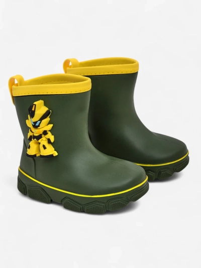 Royalfashion Kinder Gummistiefel mit Roboter Power Robot
