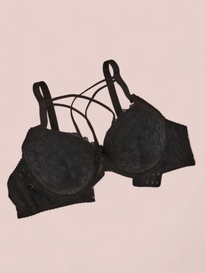 Royalfashion Damen gepolsterter BH mit Spitze