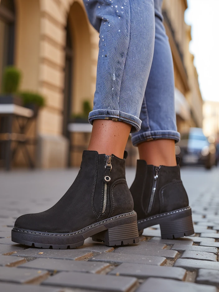 Royalfashion Damen Stiefeletten Fiefo