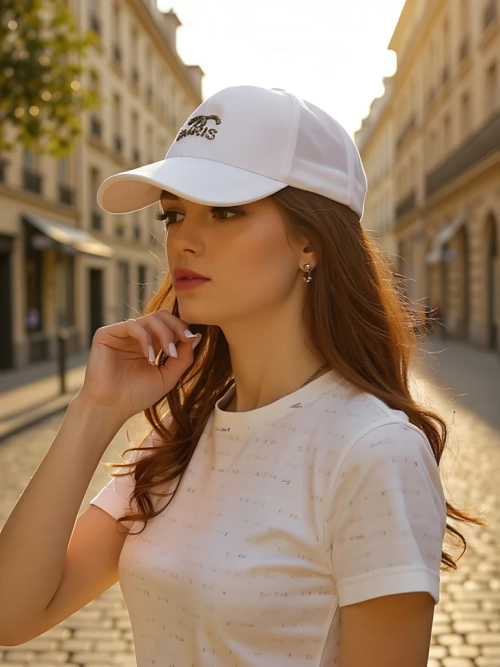 Royalfashion Бейсболка з камінням Paris Glam