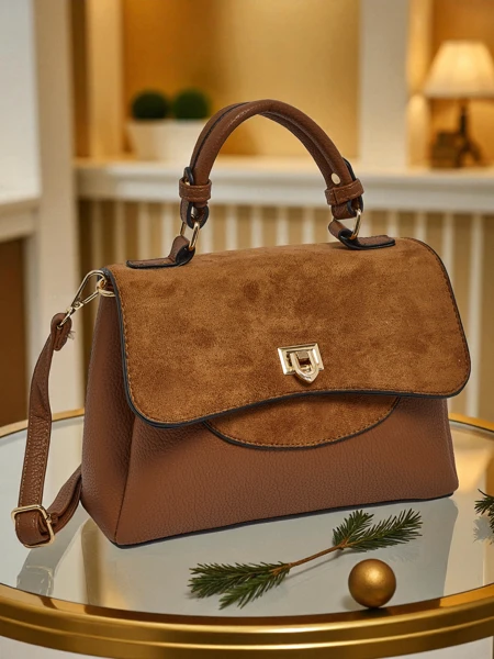 Kleine Damenhandtasche aus Öko-Leder Aurella