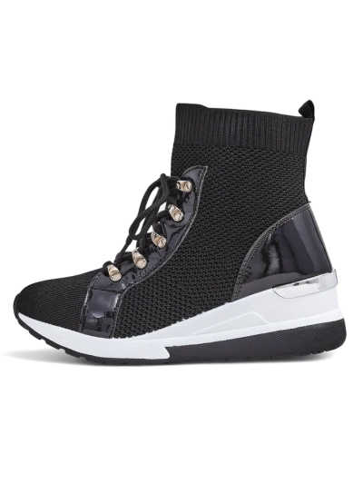 Klassische Giulietta Sneakers Schwarz mit Keilabsatz
