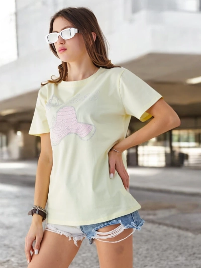 Royalfashion Damen Baumwollbluse mit Print