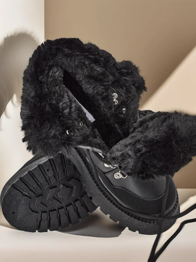 Royalfashion Damen Schnürstiefel Qiroz