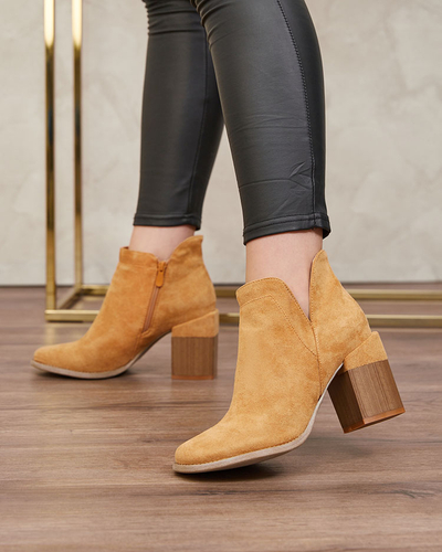 Royalfashion Camel Damen Ricteas Stiletto-Stiefel