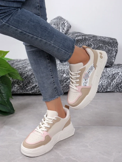 Royalfashion Damensneaker mit Glitzer Samoles