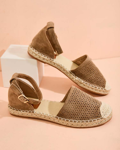 Royalfashion Damen Felle Espadrilles