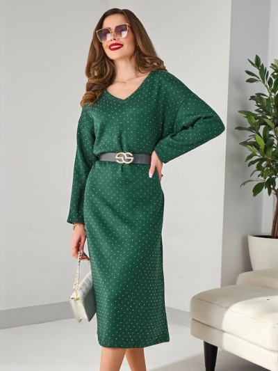 Royalfashion Damen Strickkleid
