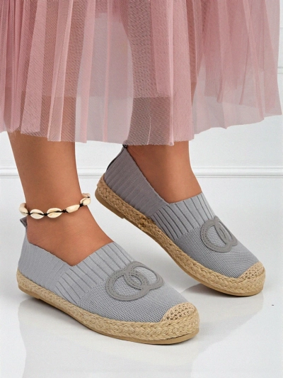 Damen Espadrilles Callista Verde – Wildleder, flacher Absatz, grün