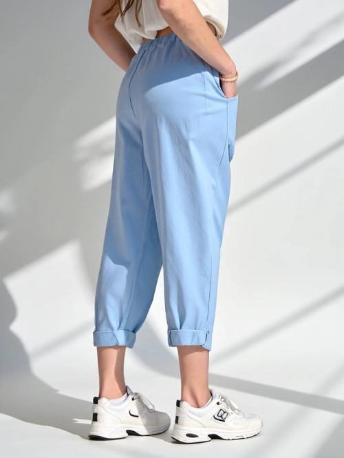 Royalfashion жіночі хусткові брюки з віскози