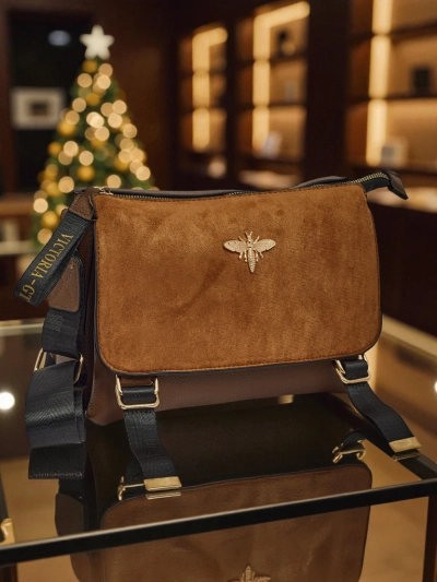 Kleine Damenhandtasche aus Öko-Leder Tessaria