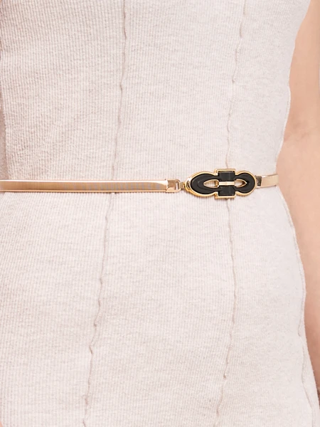 Damen Gold Metallgürtel Callista - Eleganz im italienischen Stil