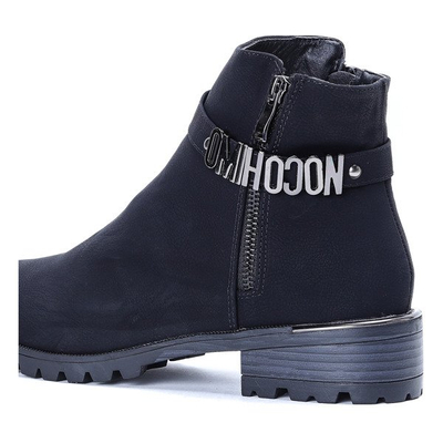 Schwarze Jodhpur-Stiefel Madina - Schuhe 1