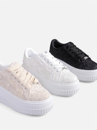 Royalfashion Damen Sport Sneakers mit Schnürung Coronna