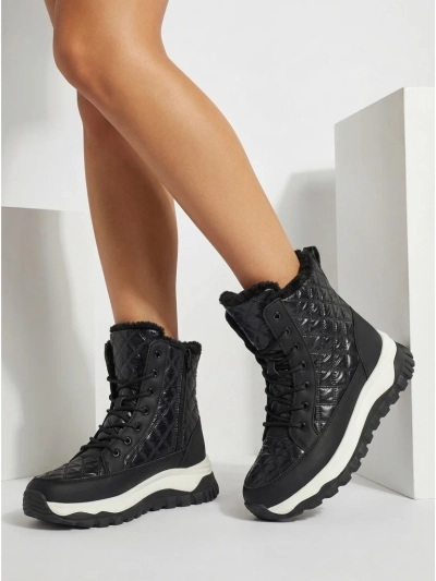 Gesteppte Damenstiefel im Schneestiefel-Stil Rimea