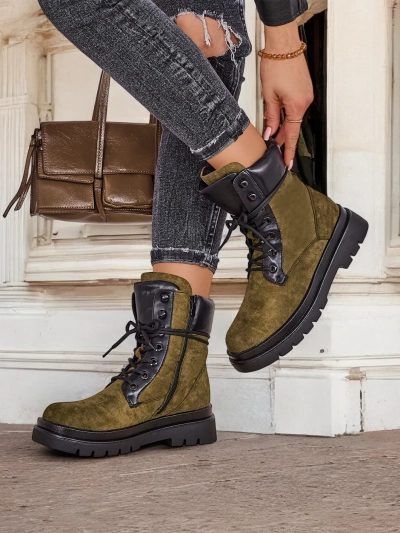 Royalfashion Damen Stiefeletten Arbeitsschuhe Ferrinole