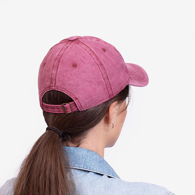 Kastanienbraune Jeansmütze für Damen - Accessoires