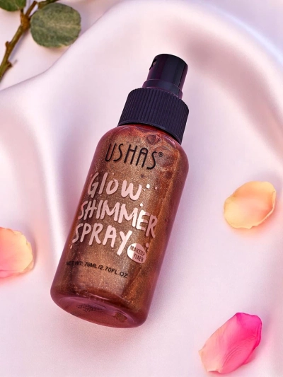 Glow Shimmer Spray für Gesicht und Körper mit Glitzer