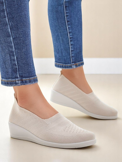 Royalfashion Damen-Loafer auf niedrigem Keil Epoles