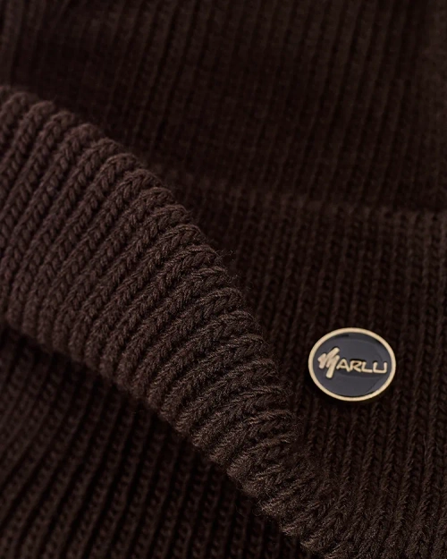 Жіноча зимова шапка Royalfashion з помпоном