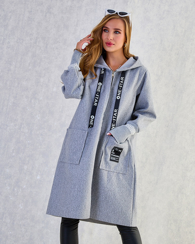 Royalfashion Damenjacke a'la Mantel bis zu den Knien