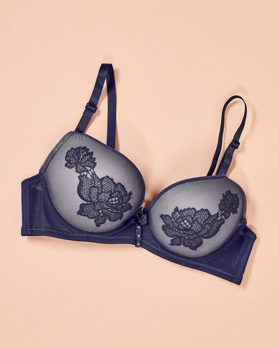 Royalfashion Damen-Push-Up-BH mit Spitze