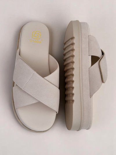 Royalfashion Damensandalen flach Evre