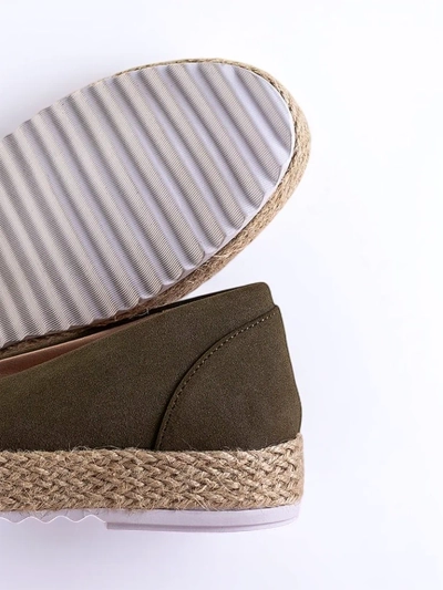 Grüne Espadrilles für Frauen in Nuhente Camo - Schuhe