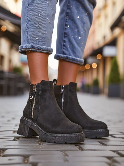 Royalfashion Damen Stiefeletten Fiefo