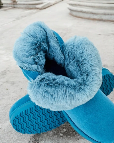 Royalfashion Damen Kurzstiefel a'la Schneestiefel Malla