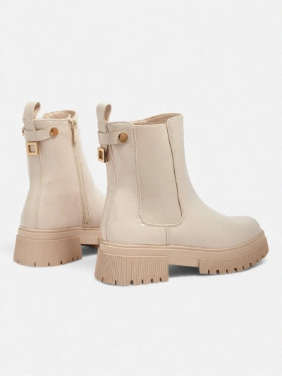 Lackierte Damenstiefeletten aus Öko-Leder Calebi