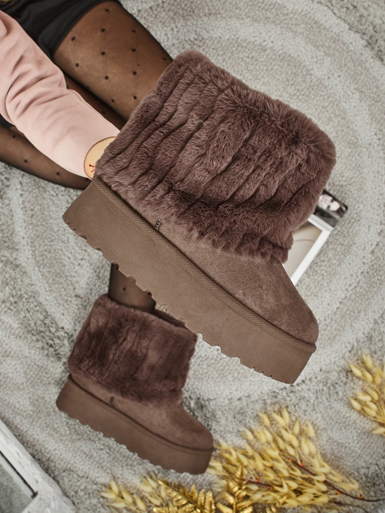 Damen Schneestiefel mit Fell Irelle