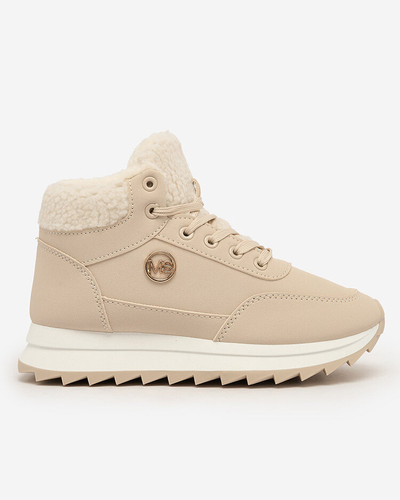 Royalfashion Damen isolierte Sportschuhe in beige Cerrto