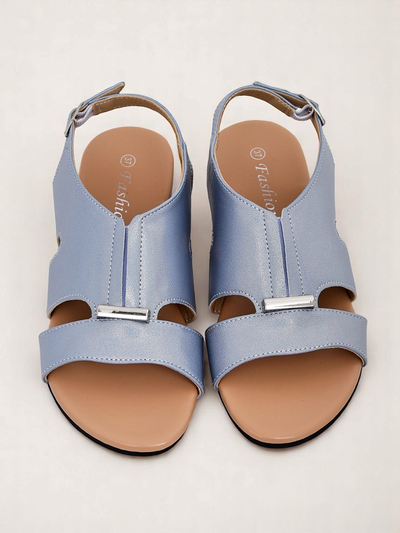 Royalfashion Damen Sandalen mit flacher Sohle Solea Comfort