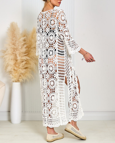 Royalfashion Damen Strandüberwurf aus Spitze