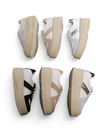 Royalfashion Damen Plattform Sneaker Venusoe