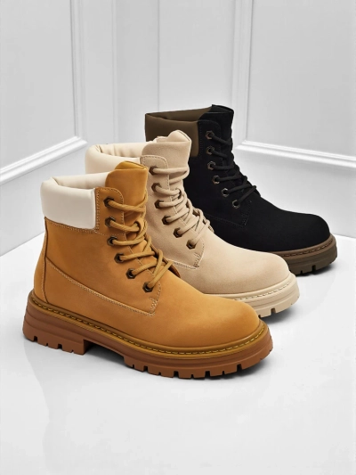 Damen Trapper Stiefeletten Avienne