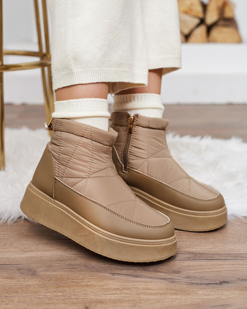 Жіночі снігоступи Royalfashion коричневого кольору Armeda