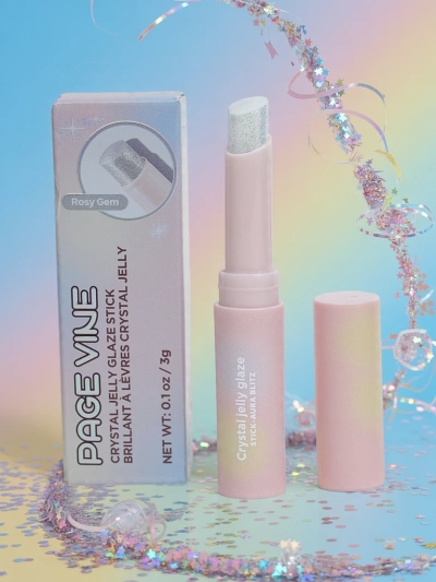 Glitter Lippenstift in der Farbe Rosy Gem