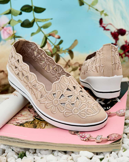 Royalfashion Жіночі напівчеревики на низьких підборах Dellio