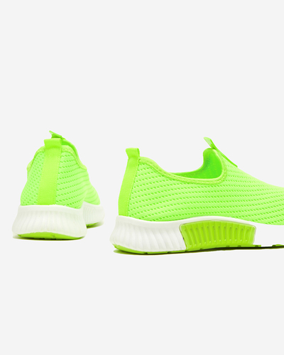 Neongrüne Damen-Sneaker zum Hineinschlüpfen Palomena - Footwear