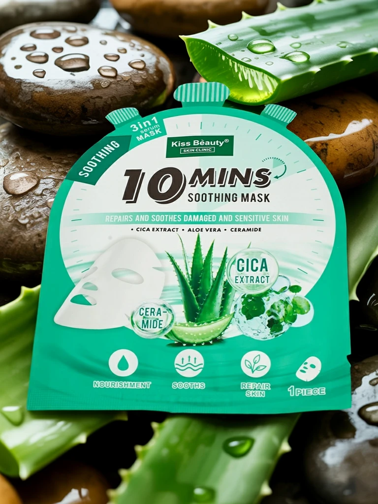 Aloe Vera Tuchmaske - feuchtigkeitsspendend