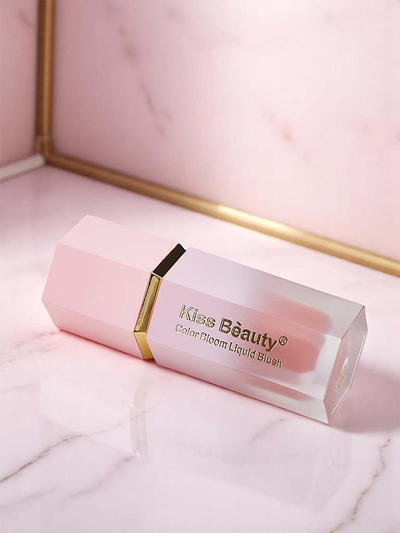 Kiss Beauty Flüssiges Rouge mit Schwämmchen, Farbe Crush