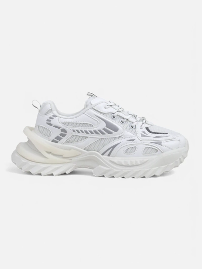 Gloriosa Weiße Damen-Sneakers aus Öko-Leder