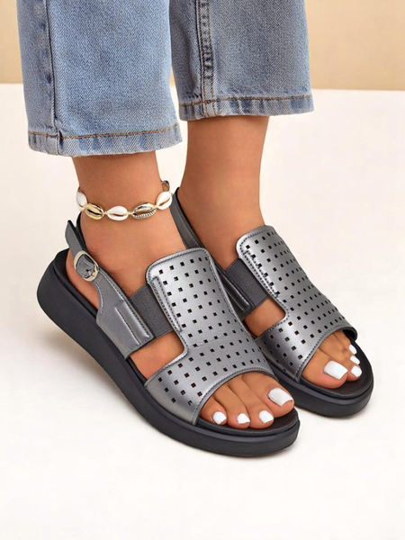 Royalfashion Damen Sandalen mit dicker Sohle BreezyStep