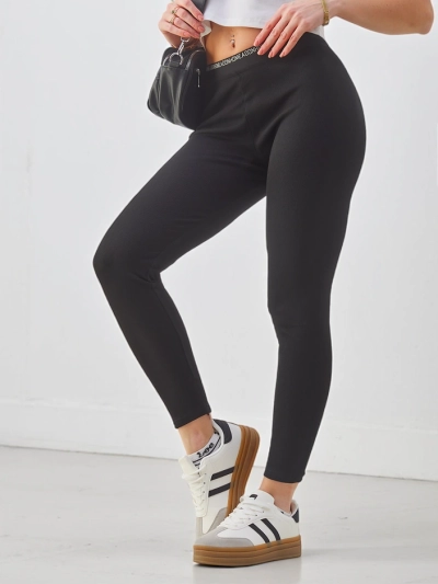 Royalfashion Damen-Ripp-Cotton-Leggings