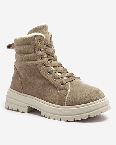 Isolierte Trapper-Stiefel für Damen in brauner Farbe Tivica - Footwear