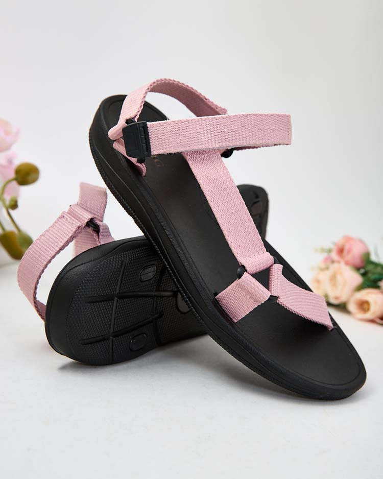 Rosa Tatags Damen-Sportsandalen - Schuhe