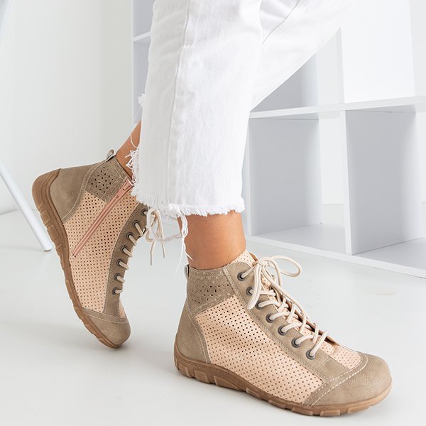 Iria rosa und grüne Damen Sportschuhe - Schuhe