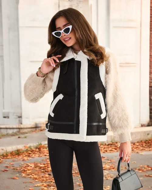 Жіночий жилет Royalfashion з хутром